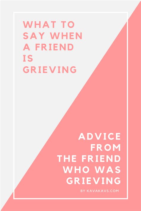 A guide to the best — and worst — things to say to someone who's ailing or grieving. What To Say When A Friend Is Grieving | Grieving friend ...