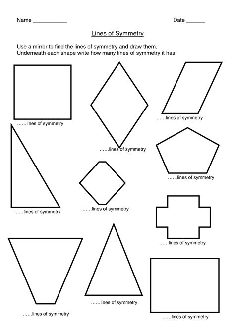 Bring you an awesome day. Symmetry Shape Worksheet | Printable Worksheets and ...
