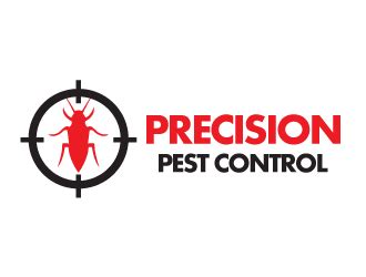 Pest control concept with insects exterminator silhouette flat vector illustration. Custom Logo Design Company - LogoDesignCafe
