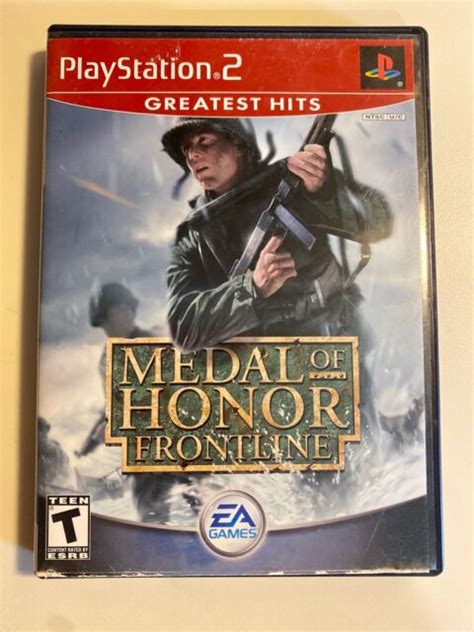 Medal Of Honor Frontline Sony Playstation 2 2002 Ebay