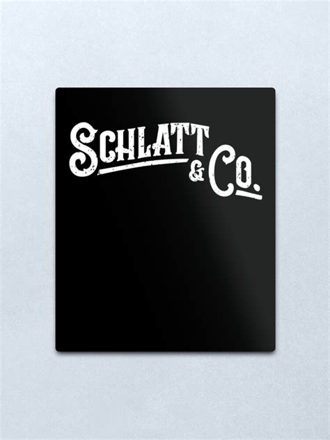 Jschlatt Merch Jschlatt Schlatt And Co Logo Metal Print By