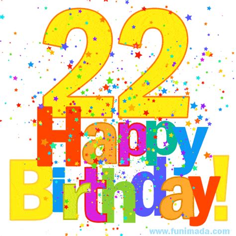 Happy 22nd Birthday Animated S
