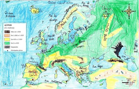 Mapa Europa Fisico