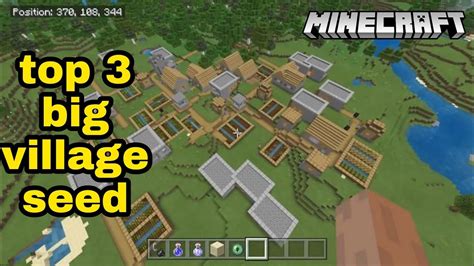 Top 3 Big Village Seed In Minecraft Pe Big Village Seed Minecraft