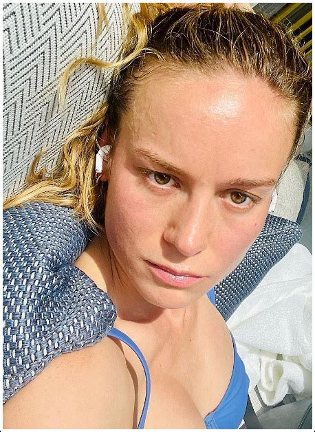 Popoholic Blog Archive Brie Larson Selfies Her Boobtastic Boobs In A Tiny Bikini