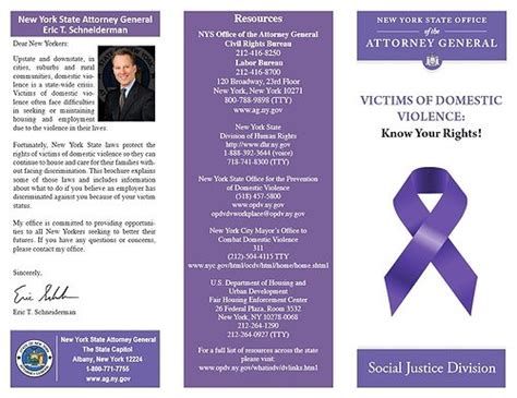 Ag Schneiderman Issues Victims Of Domestic Violence Know Your