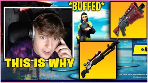 Clix First Time Using Buffed Tac Shotgun In Fortnite And Shows Why