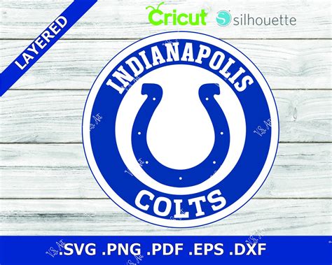 Indianapolis Colts Logo Svg For Cut Indianapolis Colts Svg Etsy