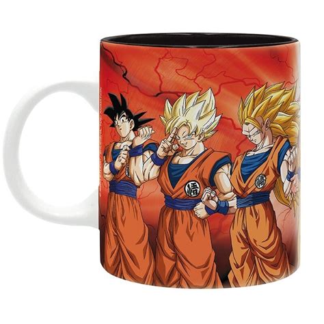 Tasse Dragon Ball Goku Transformations Originelle Geschenkideen