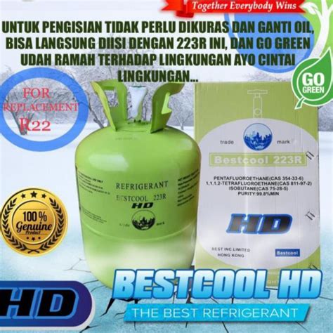Jual Freon Acfreon Refrigerant Hd 223rfreon Pengganti R22 And Go Green