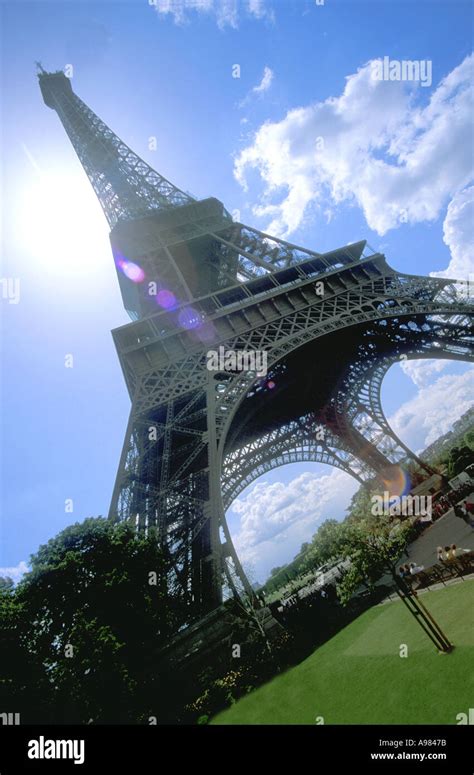 Eiffel Tower An Icon Of Parisian Life Paris France Europe Stock Photo