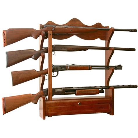 Although my guns will be going in the furnace room, where they're very unlikely to be spotted by prying eyes. How To Build A Rifle Rack - 9 Rifle Rack Woodworking Plans