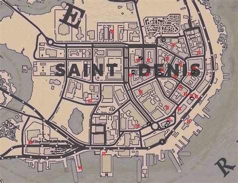 UPDATED Saint Denis all advanced rooftop access points map! Credit to