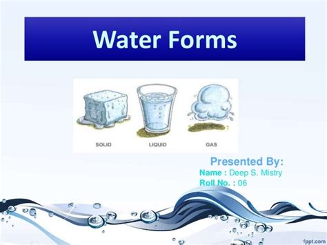 Forms Of Water