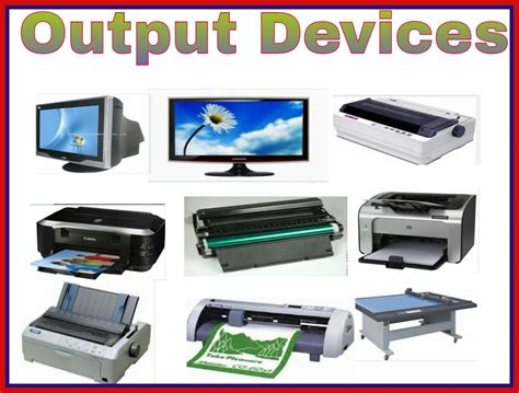 Output Devices Chart