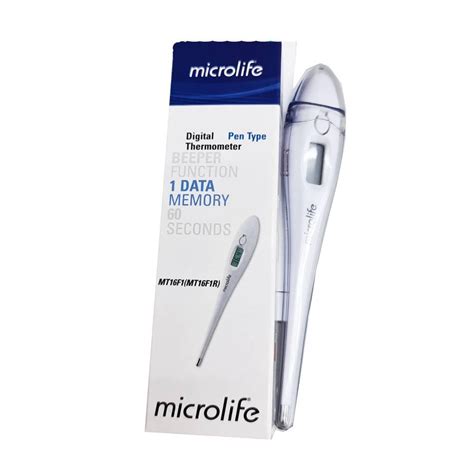 Microlife Digital Thermometer Pen Mt16f1