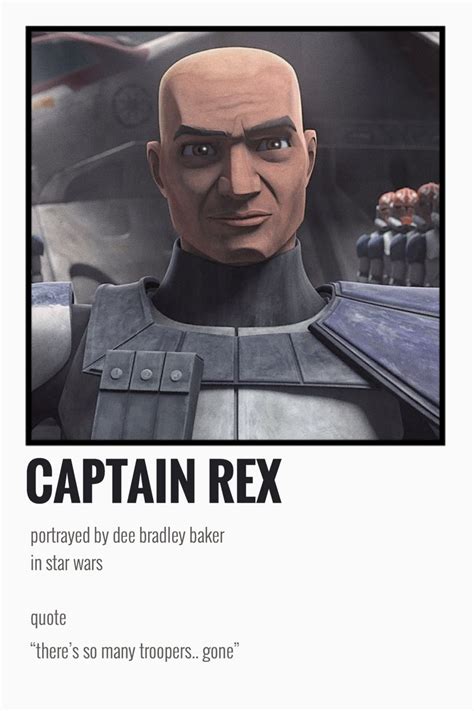 Captain Rex Minimalist Polaroid
