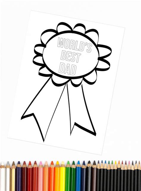 Printable Father's Day Coloring Pages - Fun Happy Home