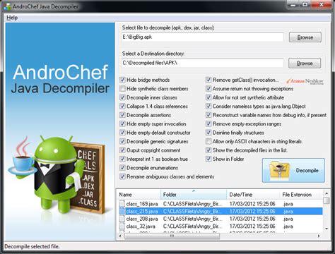 Androchef Java Decompiler Decompile Apk Dex Jar Class Xda Forums