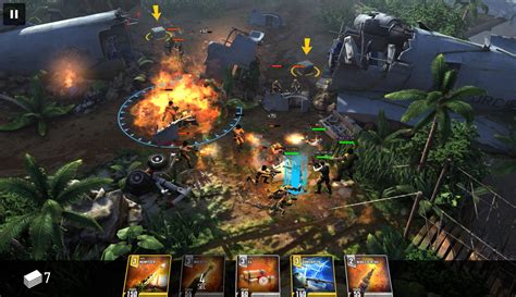 When on the ground, these cards look like: Crytek brings action card game The Collectables to iOS and ...