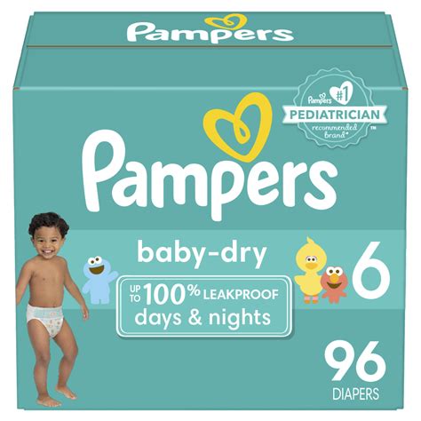 Pampers Baby Dry Extra Protection Diapers Size Count Walmart Com