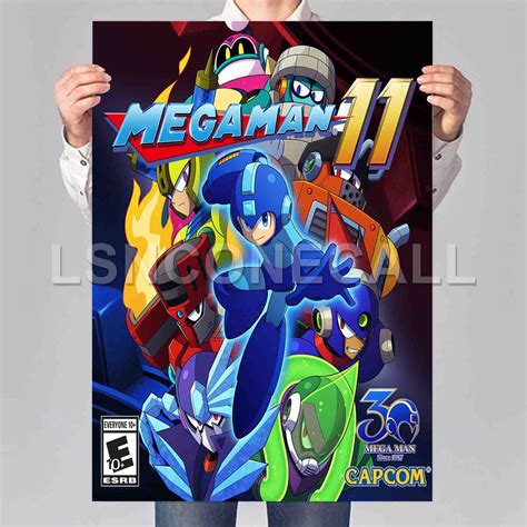 Mega Man 11 Poster Print Art Wall Decor Lsnconecall Lsnconecall