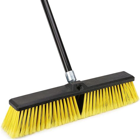 Kefanta 18 Inches Push Broom Outdoor Heavy Duty Broom With