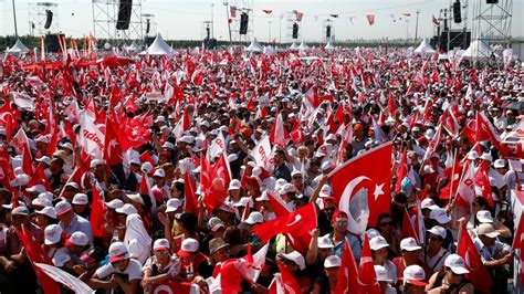 Turkey Protest Thousands Rally In Istanbul On Final Day Of Anti Govt