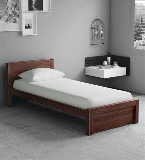 Buy Acropolis Solid Wood Single Bed In Provincial Teak Finish