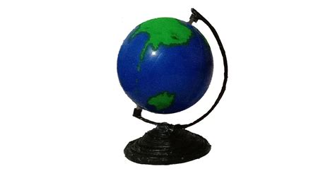 Very Easy Globe Model Using Ball For School Project Vishnu Haridass