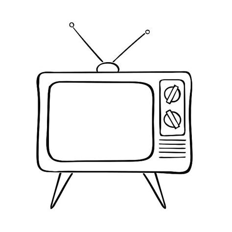 Tv Clipart Black And White 3 Clipart Station