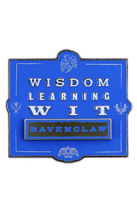 Universal Studios Harry Potter Ravenclaw Wisdom Learning Wit Pin New