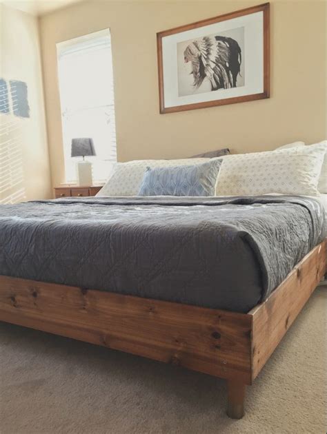 20 Simple Diy King Size Platform Bed Frame Ideas With Plans