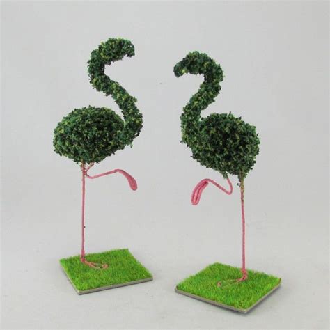 Topiary Flamingoes Topiary Plants Topiary Miniature Plants