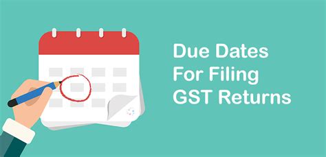 Due date for filing income tax returns for a.y. Due Dates For Filing GST Returns (Updated in July 2018)