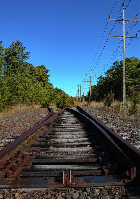 Abandoned Railroad Tracks Photograph By Dustin Huckfeldt Fine Art America