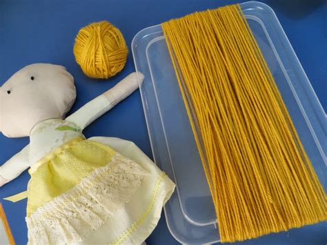 Organize and store pearl cotton | make: The Project Lady - Fast & Easy way to make Doll Hair with Yarn!