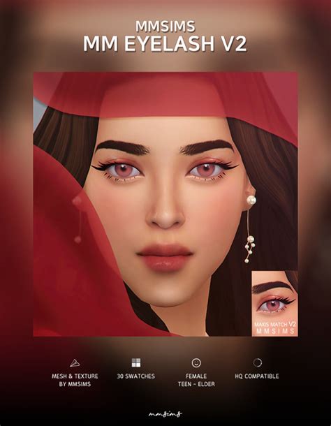 Eyelashes Sims 4 Cc