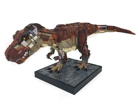 My Large Scale Custom Lego T Rex Is Complete Video In Comments R