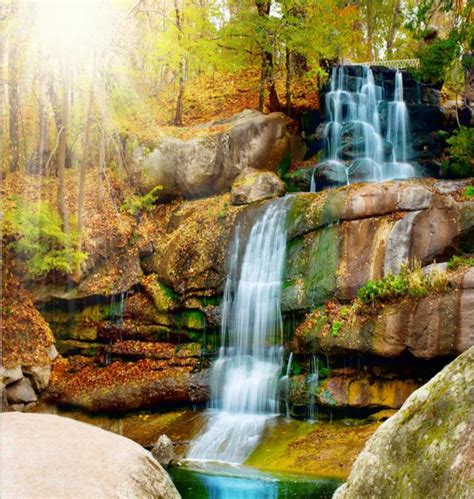 3d Mountain River 1128 Curtains Drapes Waterfall Scenery Waterfall