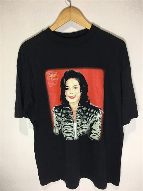 Rare Vintage S Michael Jackson King Of Pop History Tour Shirt Etsy