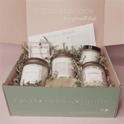 Candle Subscription Spa Box Annual Plan Wicked Flame
