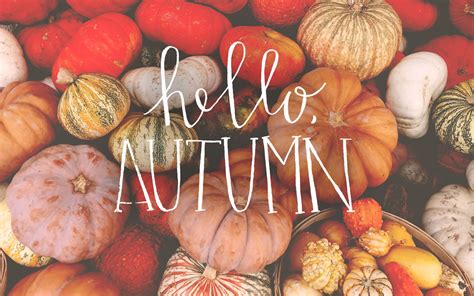 Download Cool Hello Autumn Background In Fall Wallpaper Laptop By
