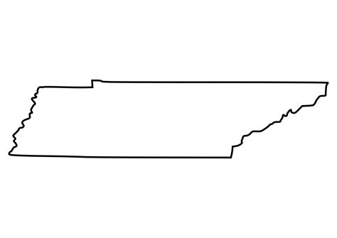 Clipart - Tennessee Outline