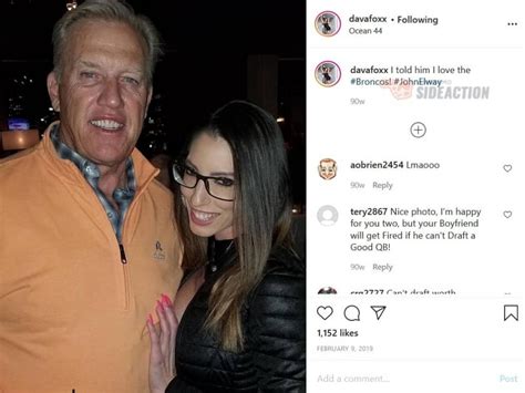 Porn Star Dava Foxx Sends Well Wishes To John Elway After Testing