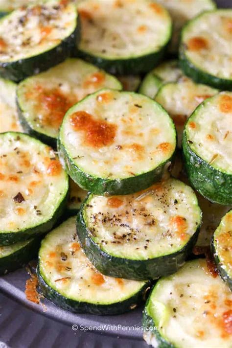 Then dip each slice into the chickpea egg mixture and then into the breadcrumbs. Easy Baked Zucchini {Great Appetizer or Side!} - Spend ...