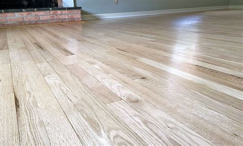 Red Oak Flooring Natural Finish As Long Logbook Image Archive