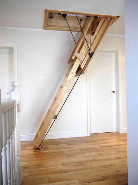 Loft Centre Balmoral Electric Sliding Wooden Stairway Loft Ladder