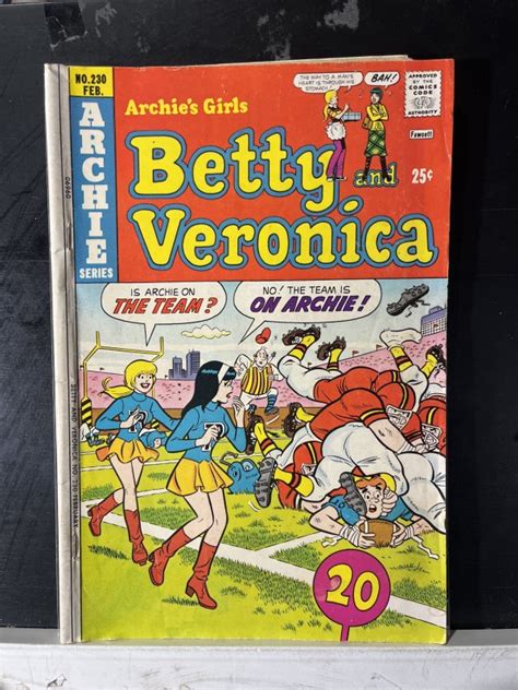 Archies Girls Betty And Veronica 230 1975 Comic Books Bronze