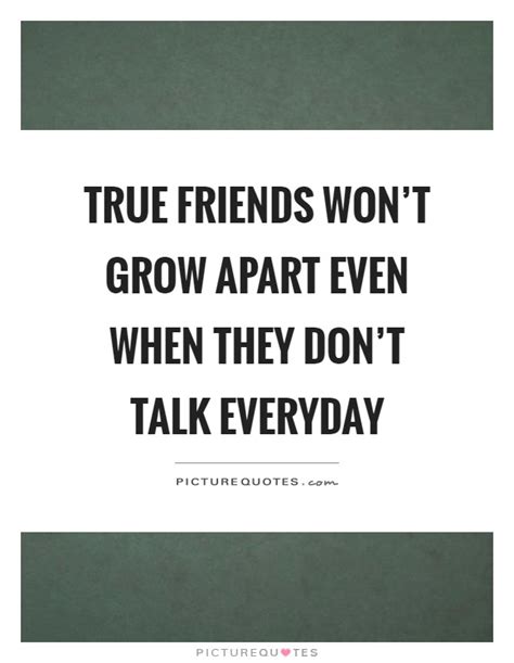 True Friends Wont Grow Apart Even When They Dont Talk Everyday